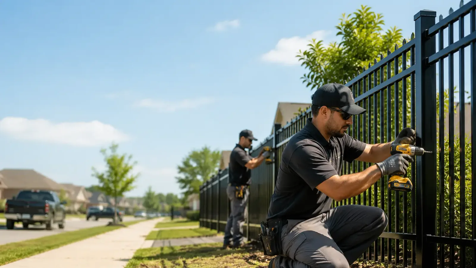 Metal Fence Installation in Laurier, WA